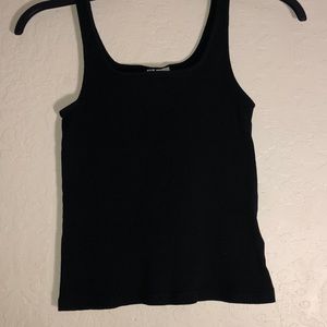 Size Medium Black Tank Top from H&M